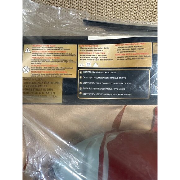 Star Wars Anakin Skywalker Child Costume With Mask Youth Size Small 3-4 - Picture 3 of 5